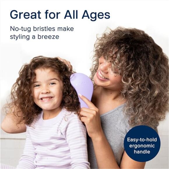 Naturals Glide Thru Detangling Brush for Natural Curly Straight, Wet or Dry Hair - Picture 5 of 6
